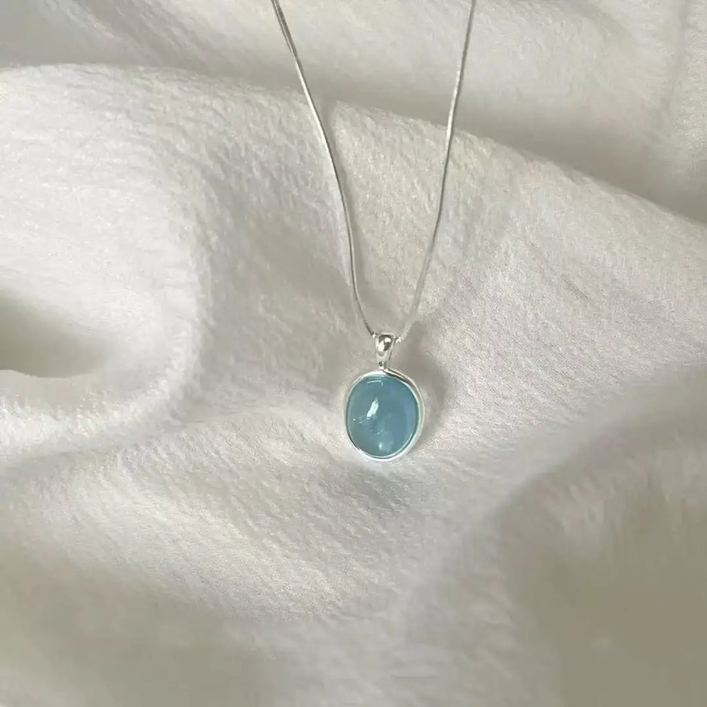 925 Sterling Silver Water Drop Necklace