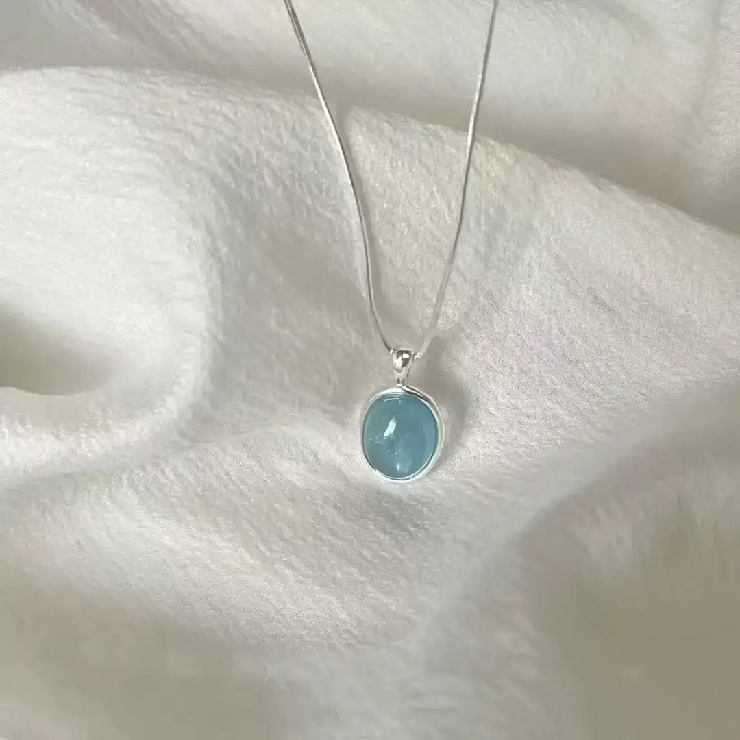 925 Sterling Silver Water Drop Necklace