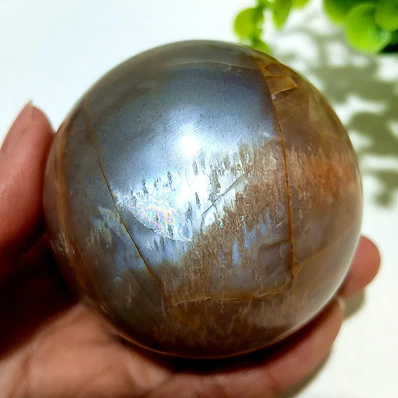 Druzy Agate Crystal Sphere – Natural Geode Décor