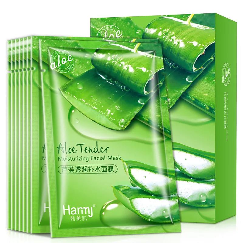 Snail & Hyaluronic Acid Face Sheet Mask – 10pcs | Korean Skincare