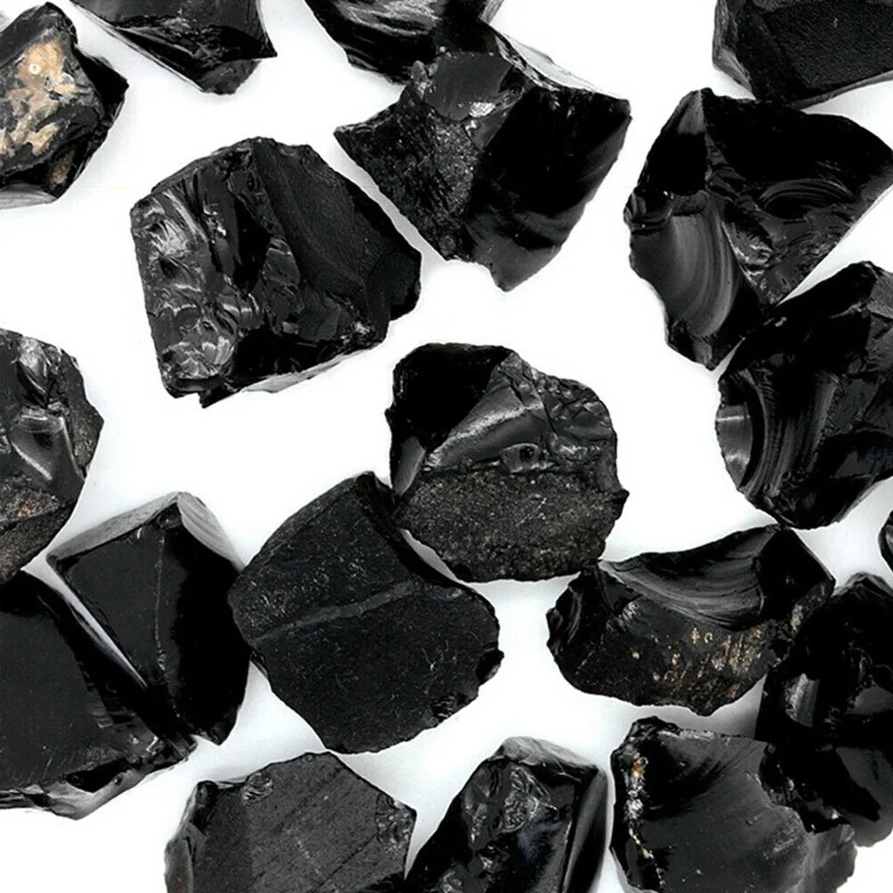 Raw Black Obsidian | Rough Stone Specimens