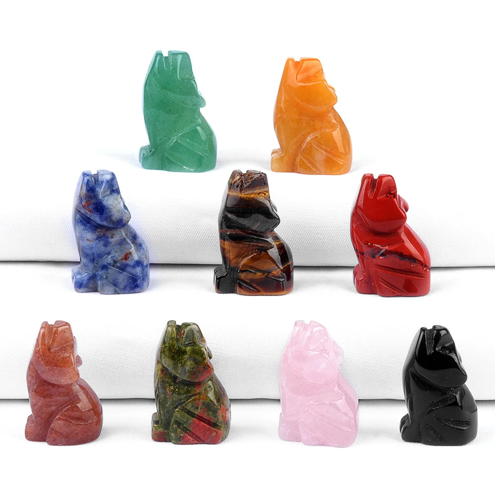 Mini Carved Dog Figurine | Tiny Puppy Keepsake