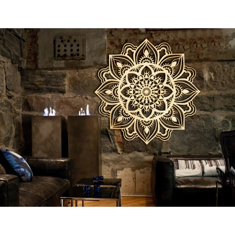 Moroccan-Inspired Mandala Metal Wall Art