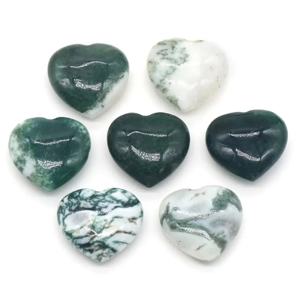 Heart-Shaped Crystal Stone | 20mm Polished Gemstone | Pocket Crystal Gift