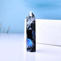 Natural Moonstone Crystal Point | Polished Obelisk Wand · Intuition & New Beginnings