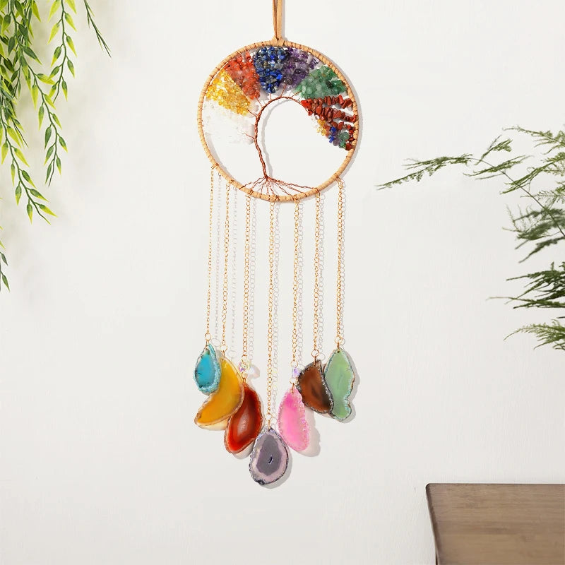 Tree of Life 7 Chakra Dreamcatcher