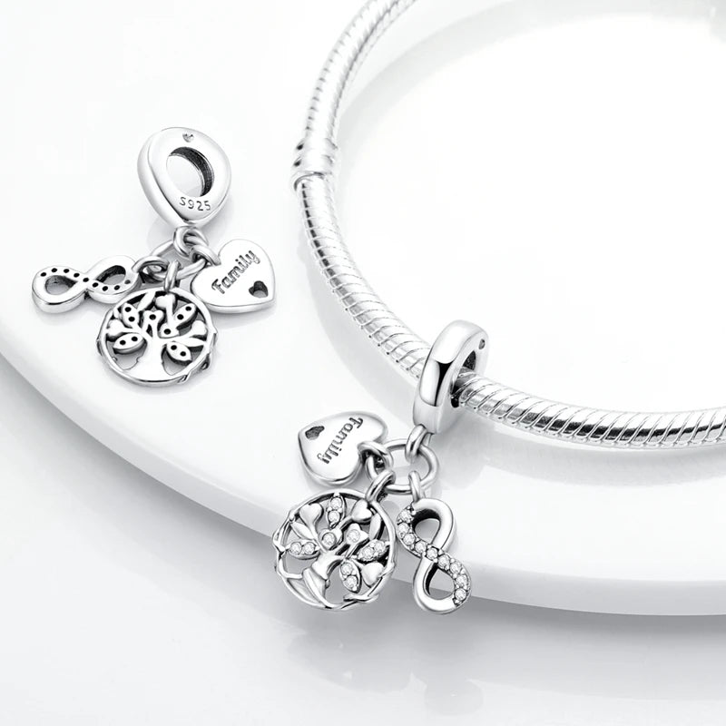 925 Sterling Silver Character Charms – Bracelet Pendants for Women