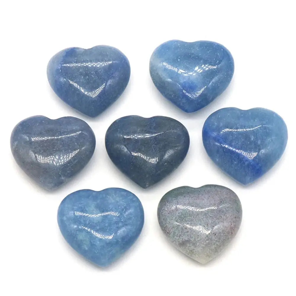 Heart-Shaped Crystal Stone | 20mm Polished Gemstone | Pocket Crystal Gift