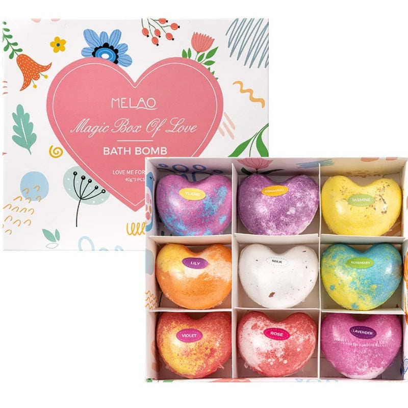 Essential Oil Bath Bomb Set — Relaxing Spa Gift Kit