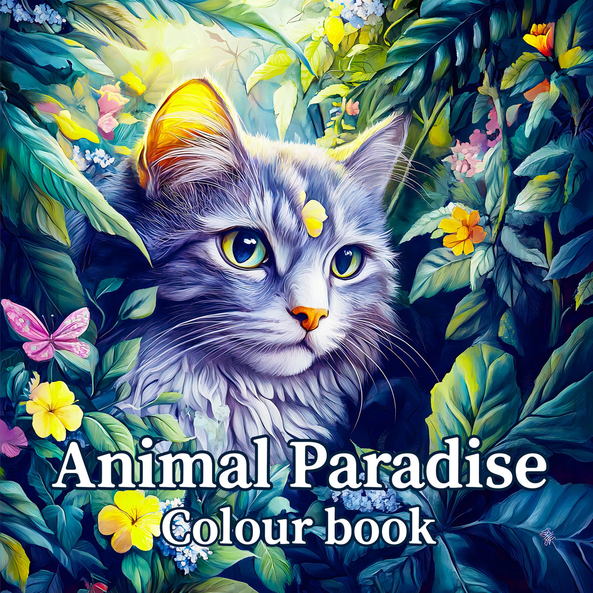 Cat Coloring Book for Adults & Kids – Thick Pages, Anti-Stress Art