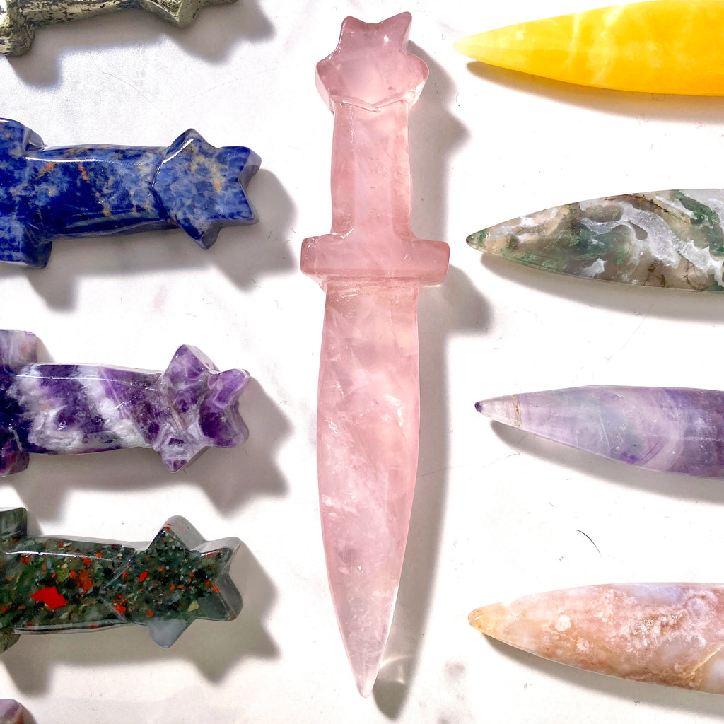 Crystal Knife Carving | Decorative Stone Athame