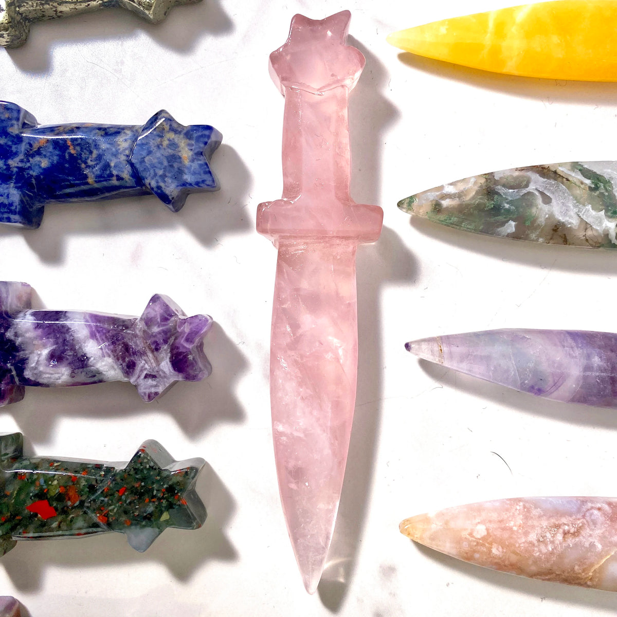 Crystal Knife Carving | Decorative Stone Athame