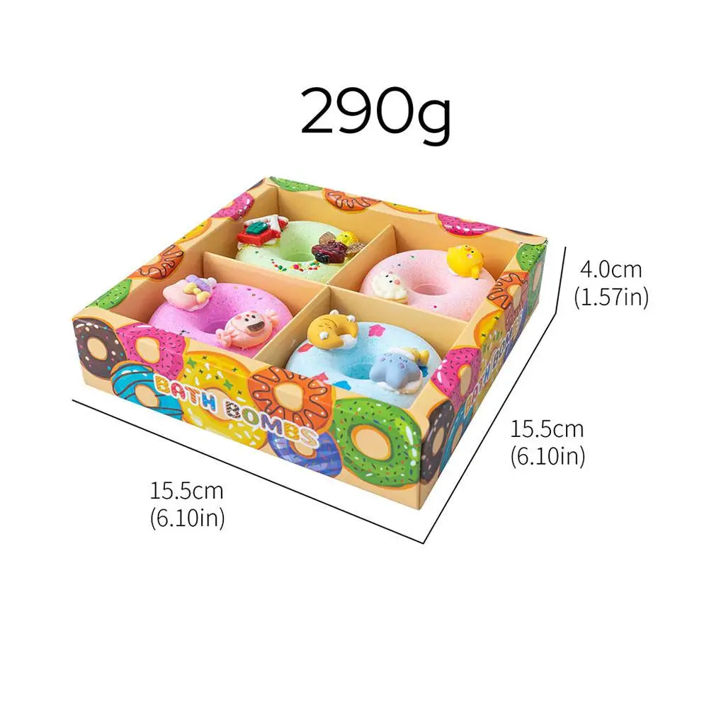 Donut Bath Bombs with Surprise Toys