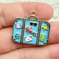Cute Enamel Handbag Charm Set | Colorful Cartoon Pendants for DIY Jewelry