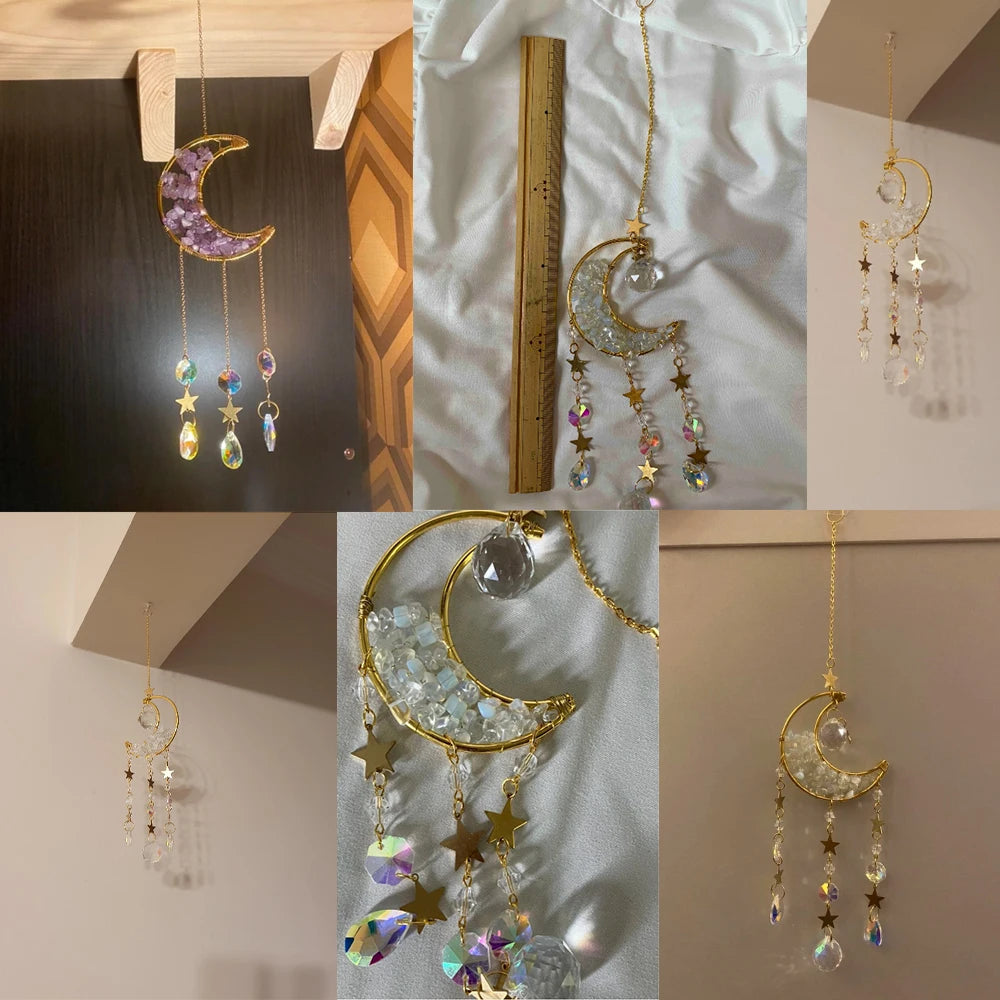 Crystal Moon Suncatcher