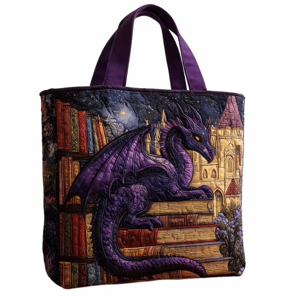 Quilted Tote Bag | Vintage-Style Large Capacity Everyday Handbag