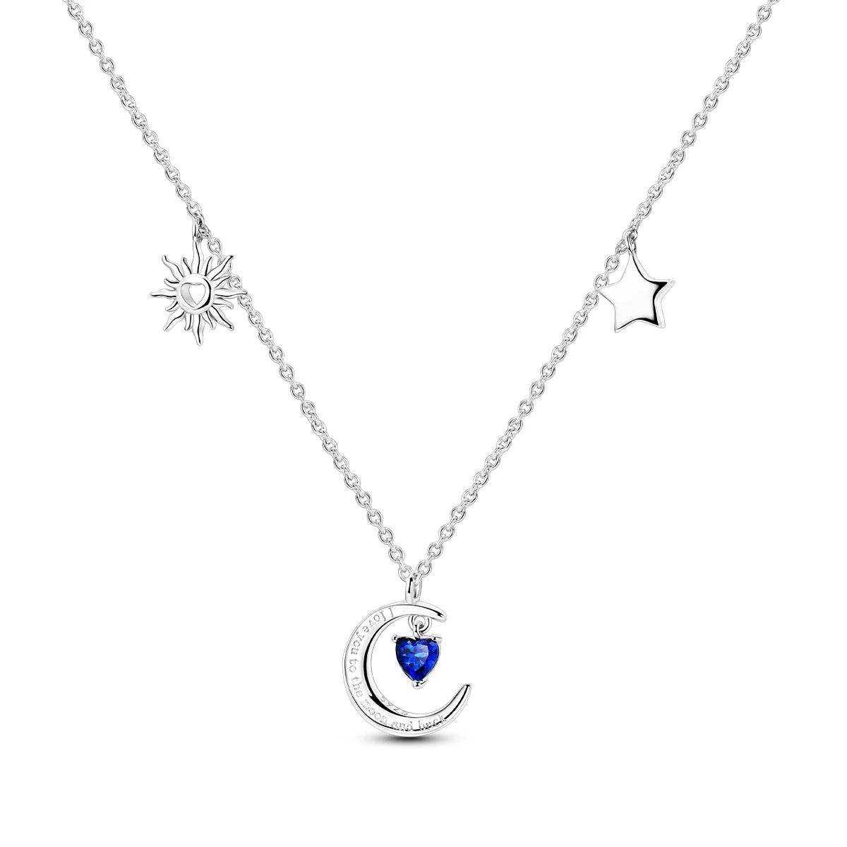 925 Sterling Silver Crystal Pendant Necklace — Minimalist Spiritual Jewelry