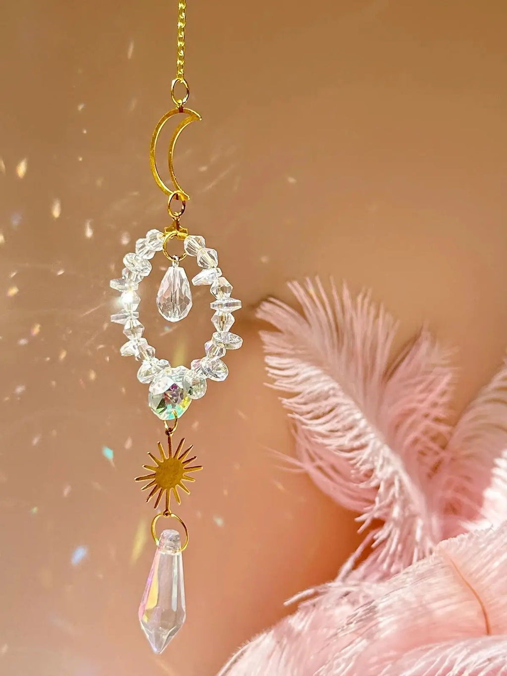 Radiant Crystal Suncatcher — Rainbow Light Maker