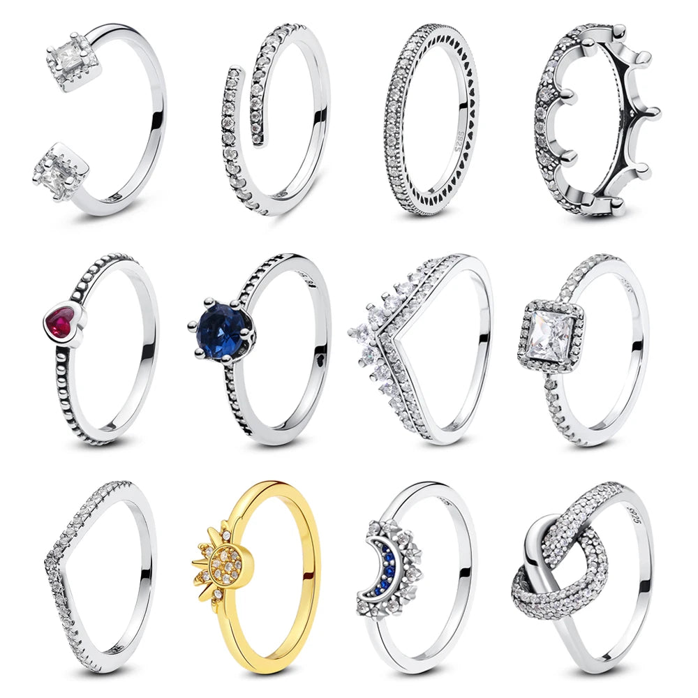 925 Sterling Silver Stacking Rings Jewelry