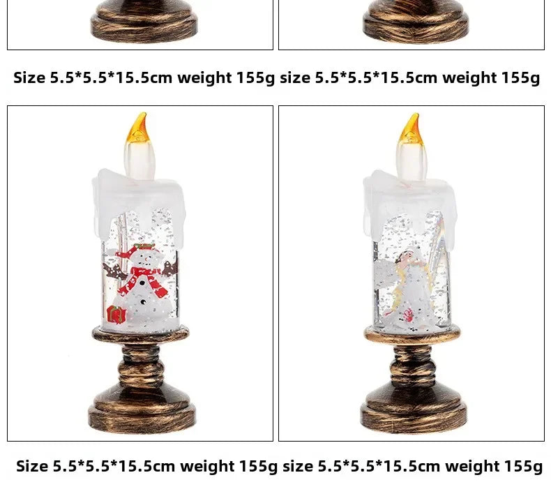 Christmas Candle-Style Lantern | 4 Festive Designs