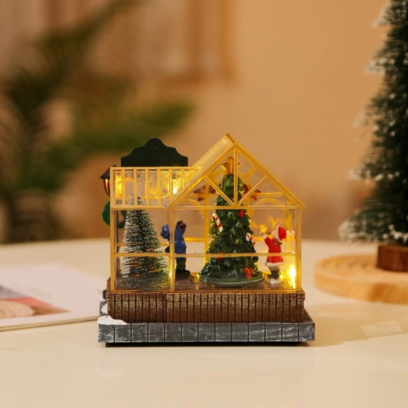 Musical Christmas Greenhouse | Light-Up Village Decoration