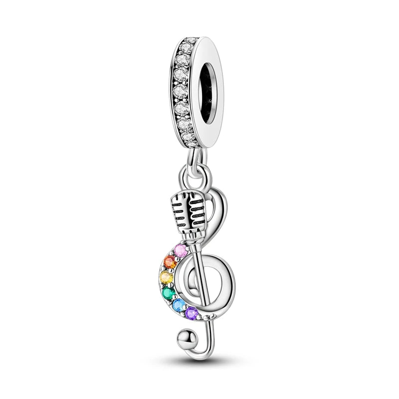 925 Sterling Silver Animal & Floral Charms for Bracelets – Cat, Sunflower & More
