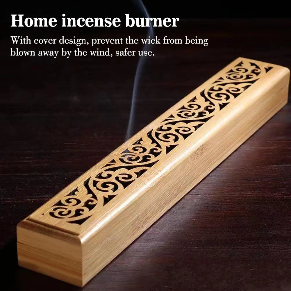 Natural Bamboo Incense Burner