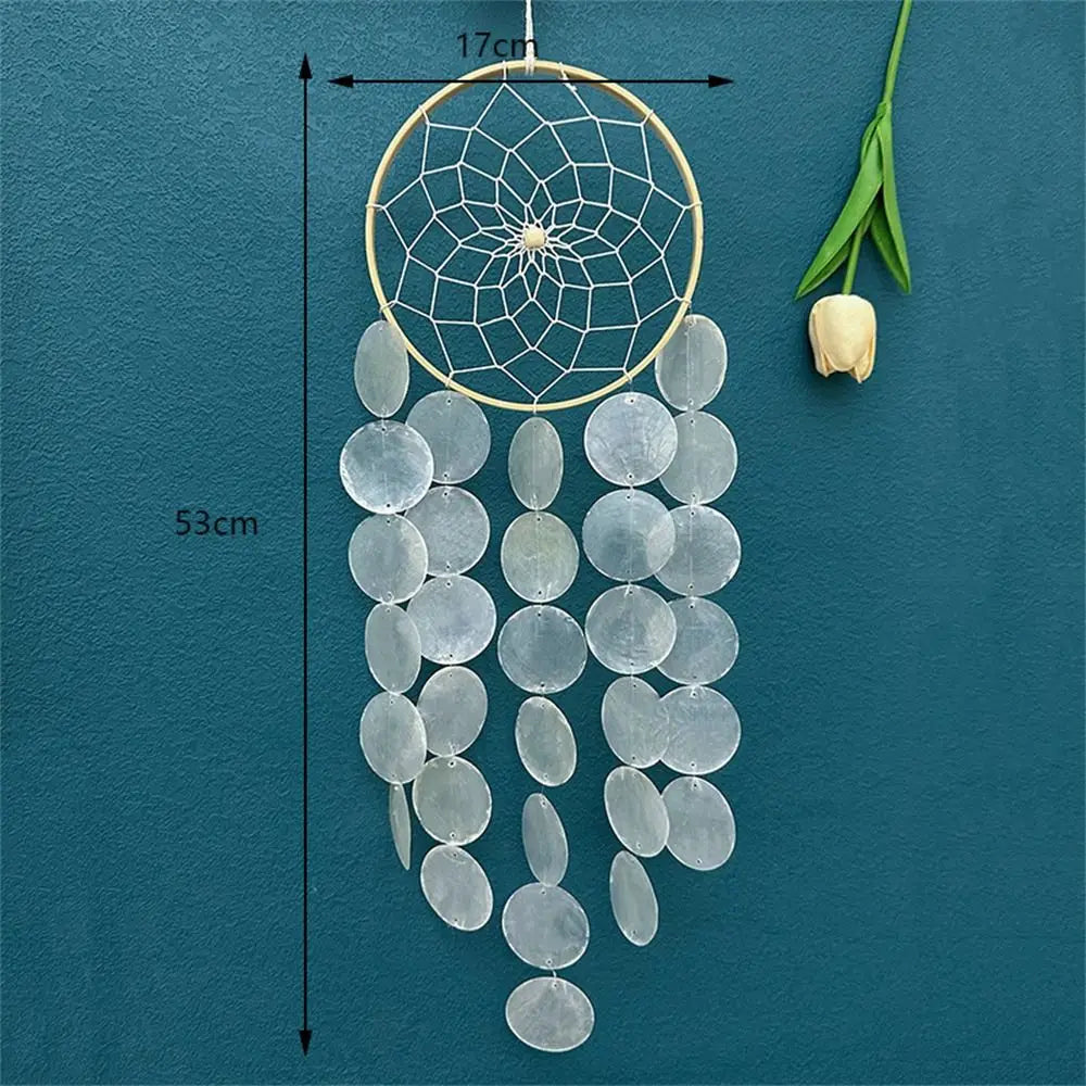 Seashell Wind Chime | Coastal Boho Hanging Decor