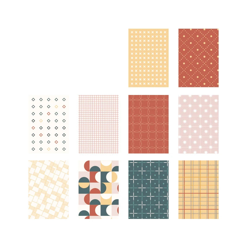 Kawaii Paper Cards for Journaling & Scrapbooking — 50 Pcs DIY Collage & Photocard Decoration Set