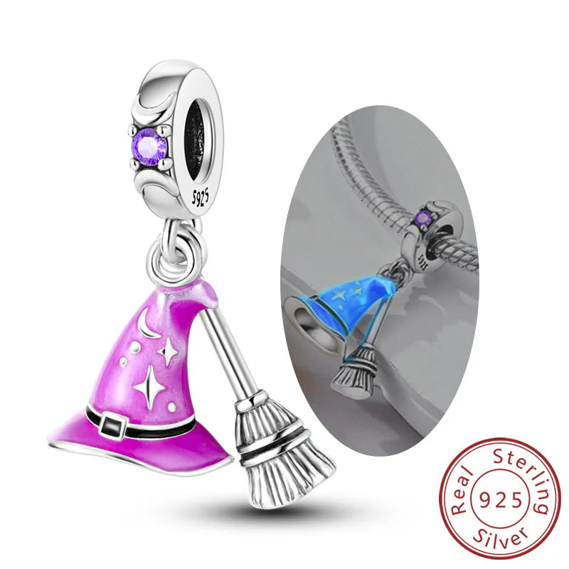 925 Sterling Silver Charm Pendant | Hearts, Bows, Butterflies & More