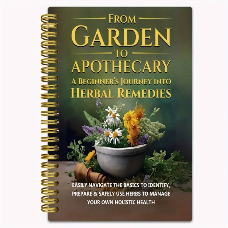 Herbal Remedies Wellness Book | Beginner's Guide from Garden to Apothecary