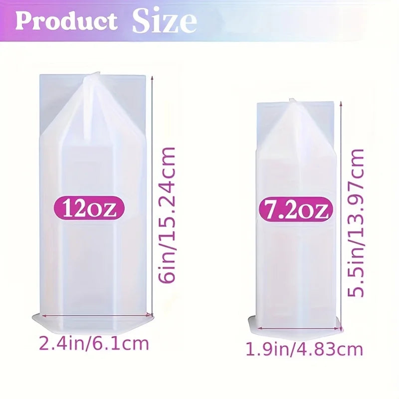 Crystal Tower Resin Mold Set — DIY Home Décor & Gift Making