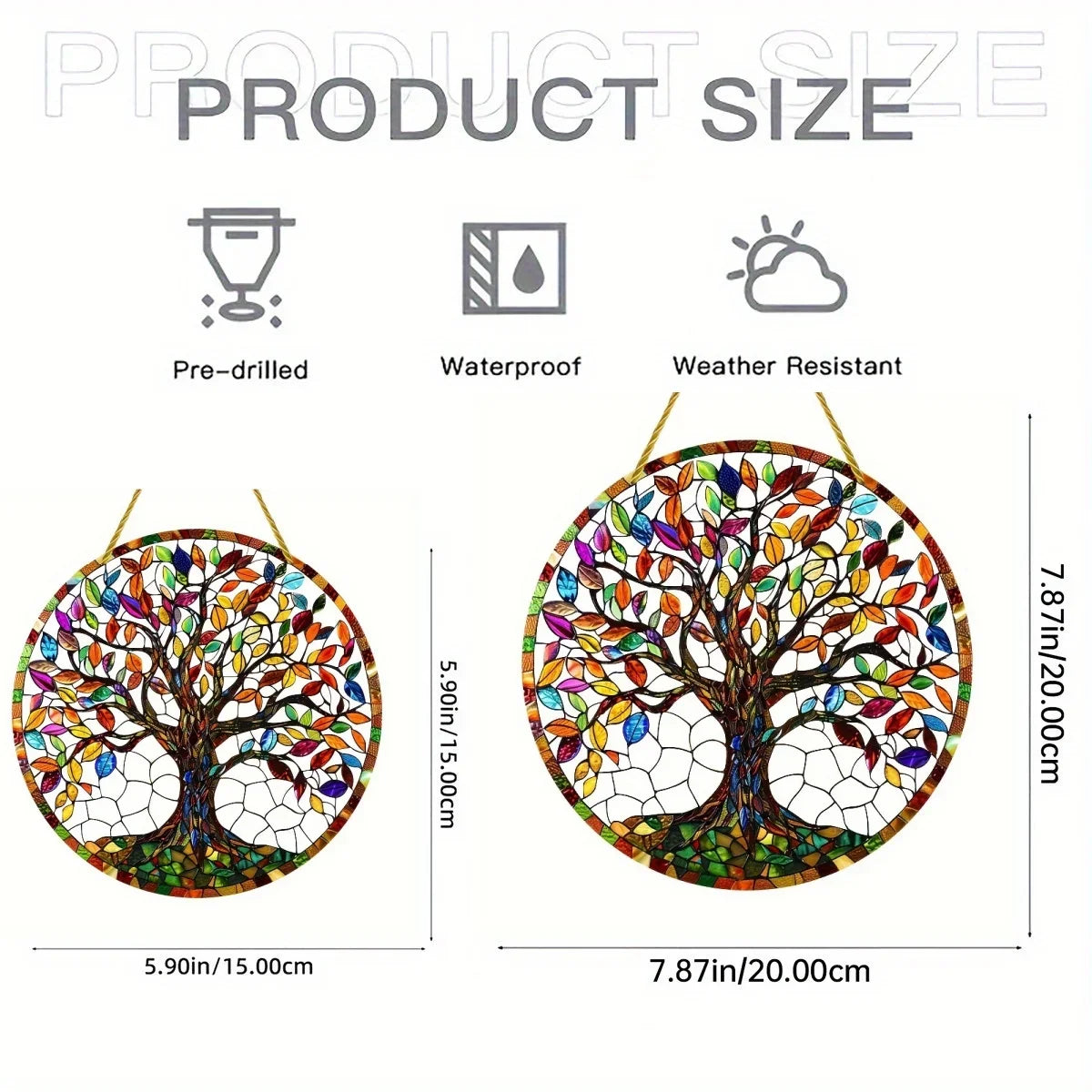 Tree of Life Acrylic Suncatchers