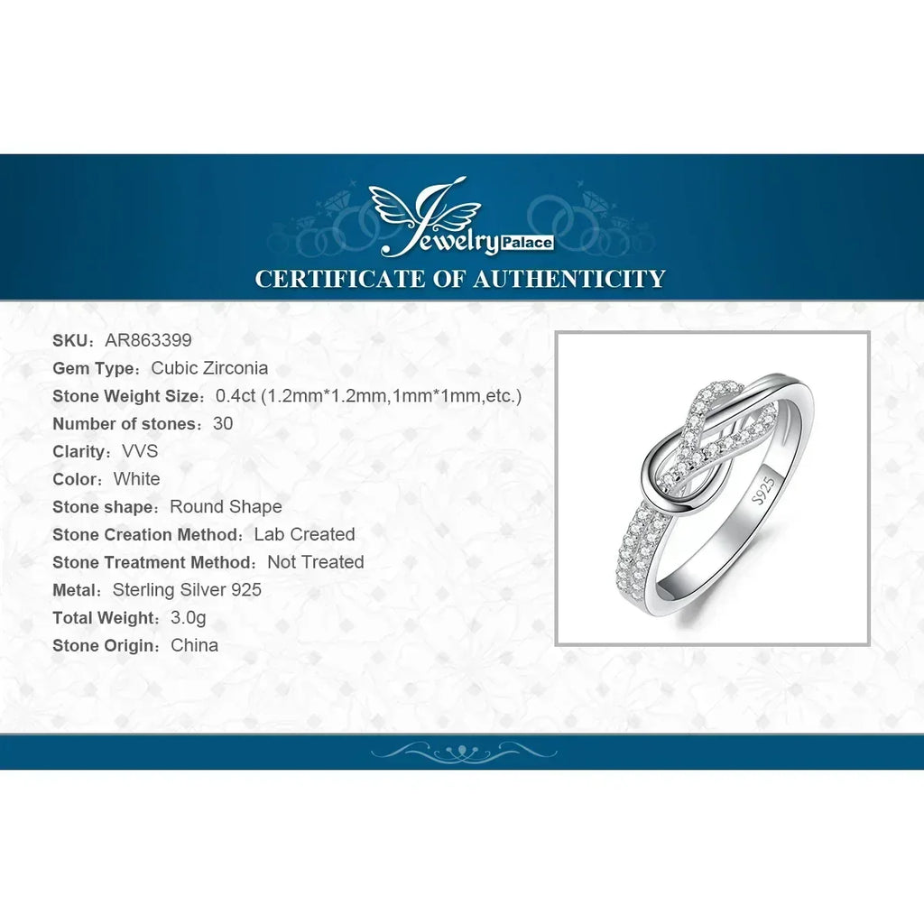 Infinity Love Knot Ring | 925 Sterling Silver