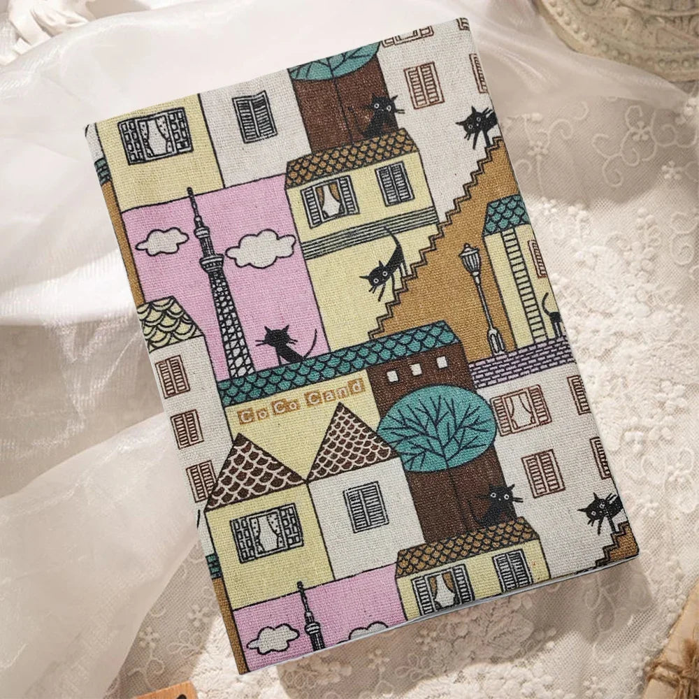Fabric Journal Cover Protector | Cute Notebook Sleeve in 20 Designs