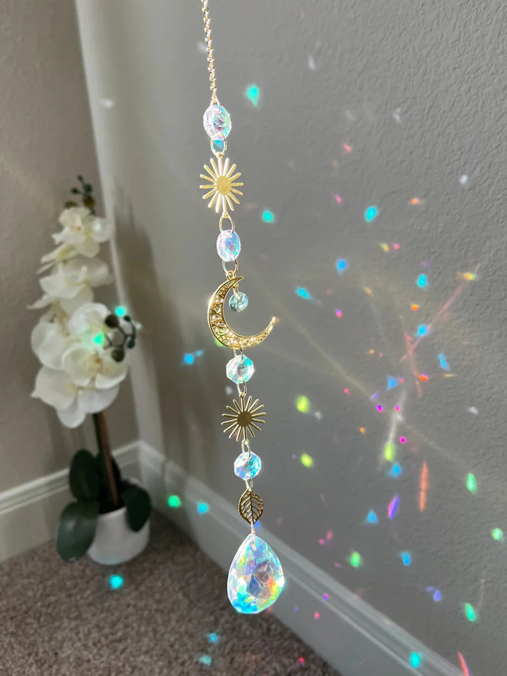Sun & Moon Prism Pendant
