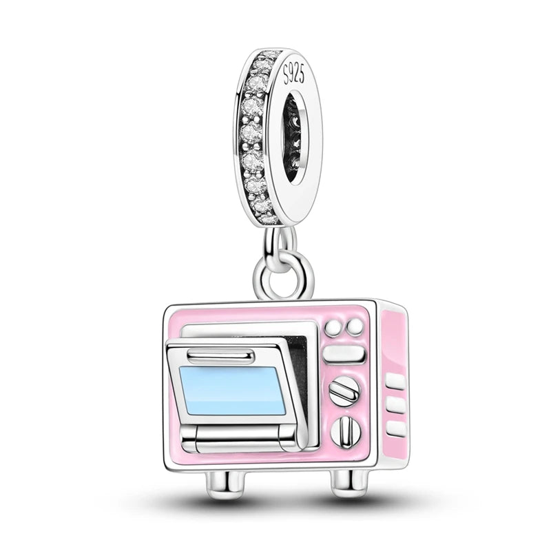 925 Sterling Silver Animal & Floral Charms for Bracelets – Cat, Sunflower & More