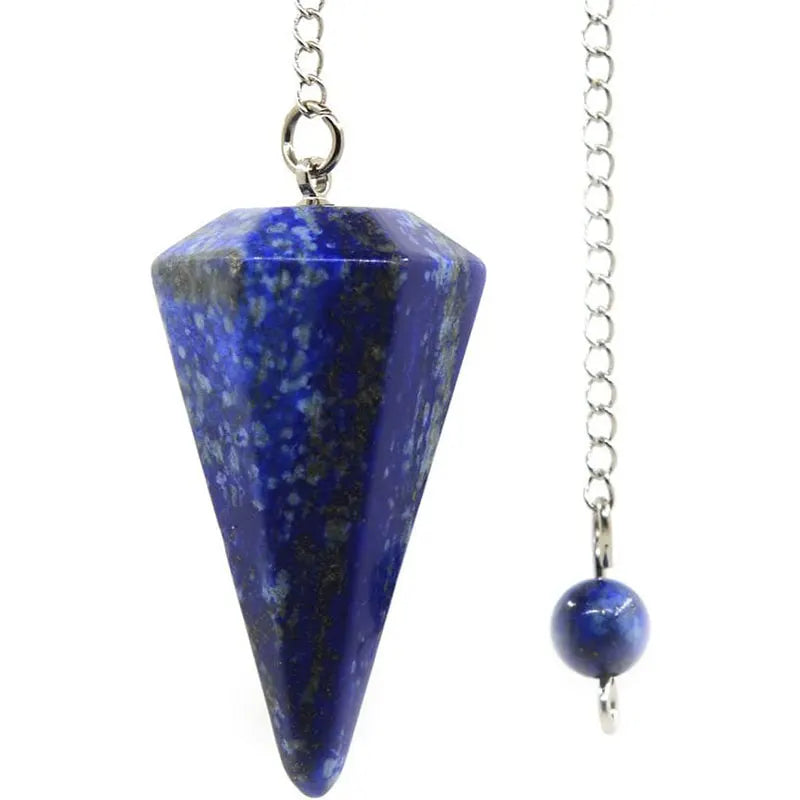 Natural Stone Crystal Pendulum Pendant