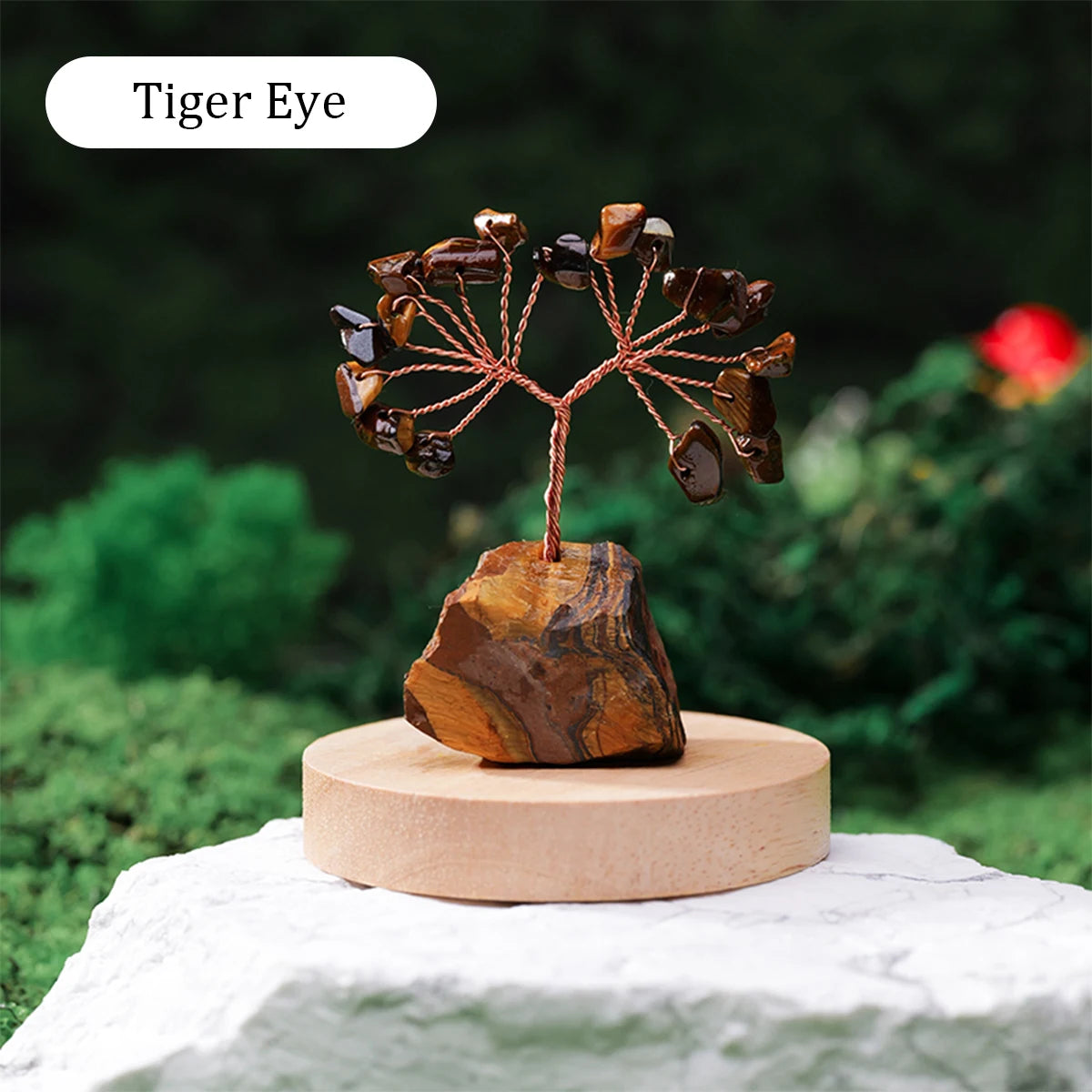 Natural Gemstone Crystal Lucky Tree