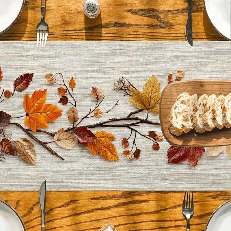 Autumn Leaves & Vines Table Runner