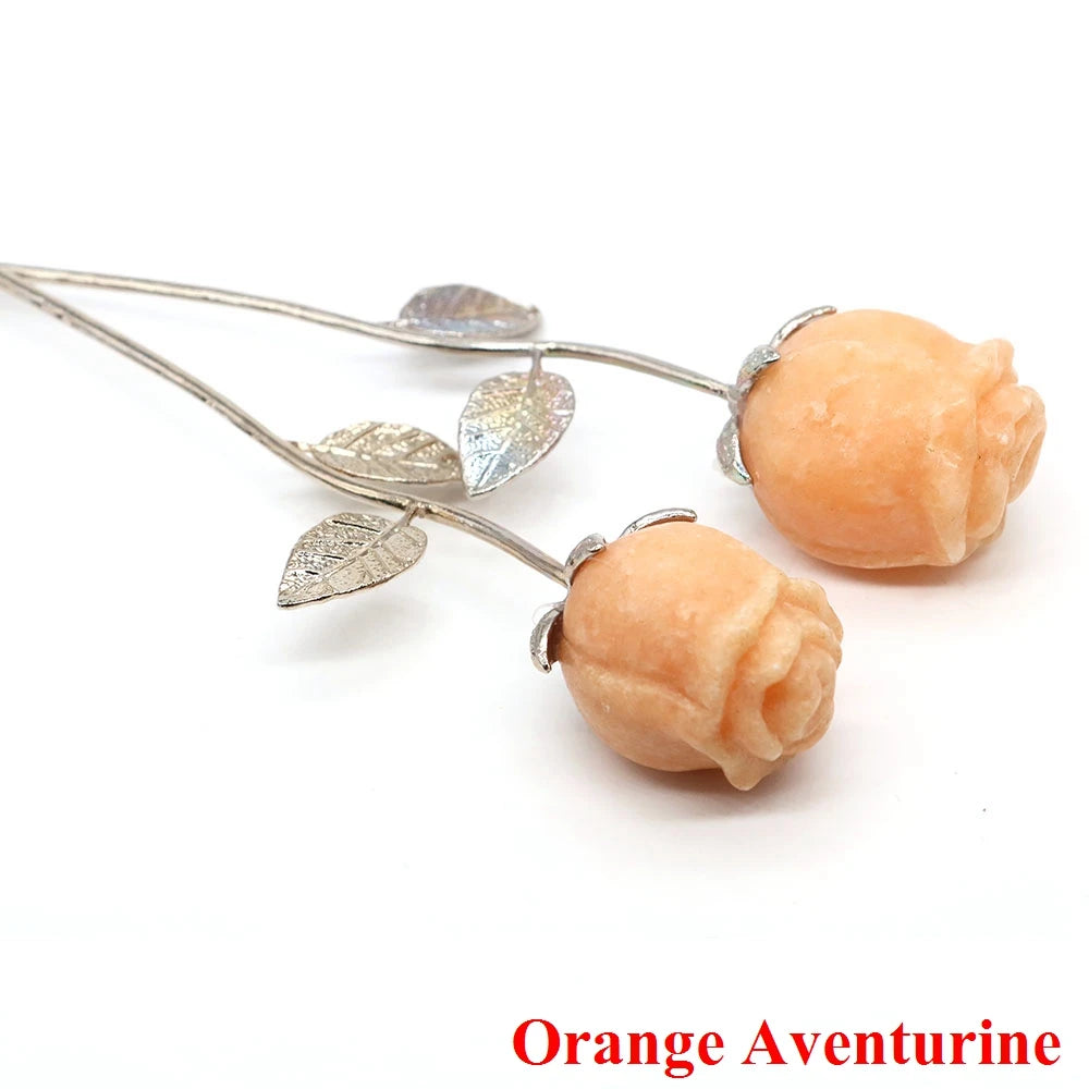 Natural Gemstone Crystal Rose — Bulk Gift Set