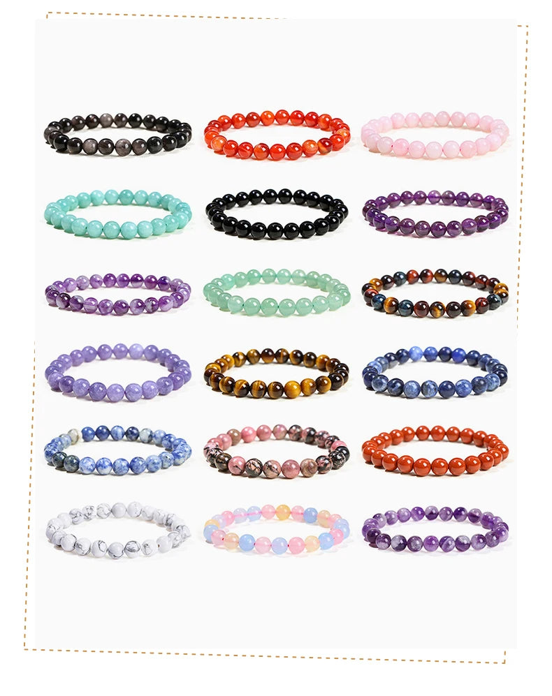 Natural Stone Reiki Healing Bracelets