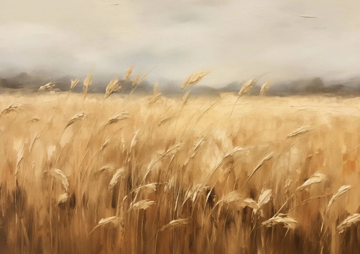 Wildflower Meadow Canvas Print | Unframed Countryside Wall Art