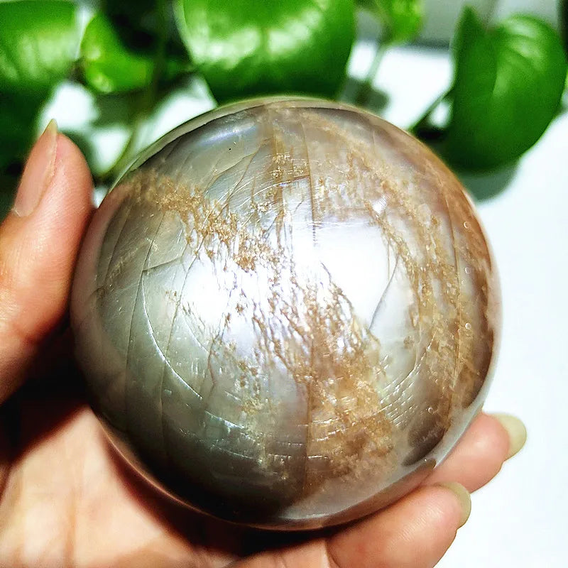 Druzy Agate Crystal Sphere – Natural Geode Décor