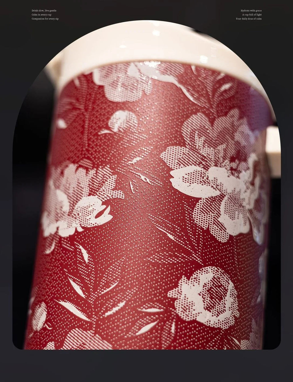 Garden & Bow Insulated Tumbler with Handle | 1200 ml