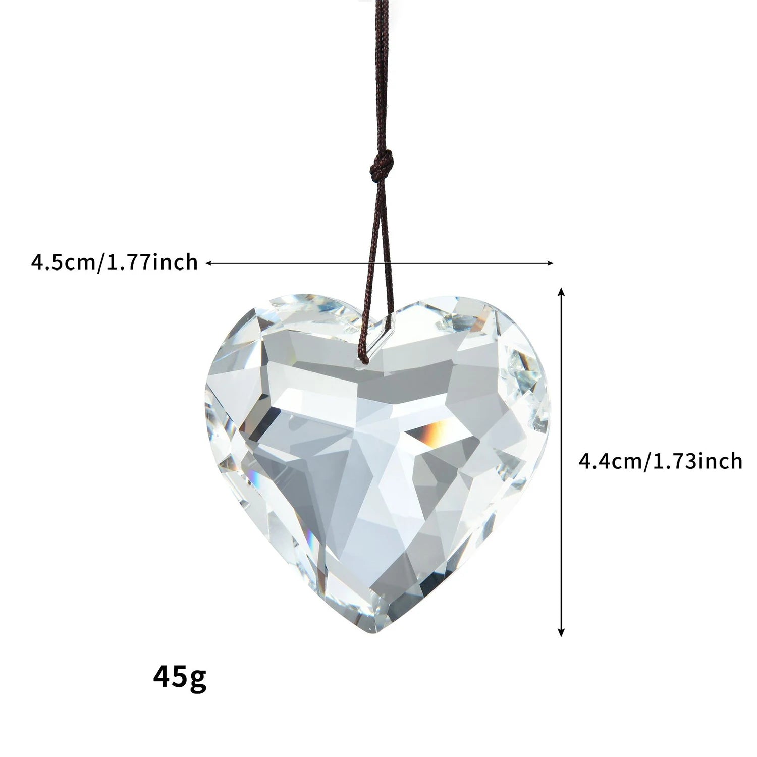Heart Crystal Prism Suncatcher