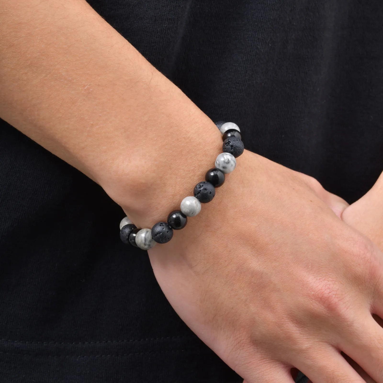 Natural Stone Bead Bracelet