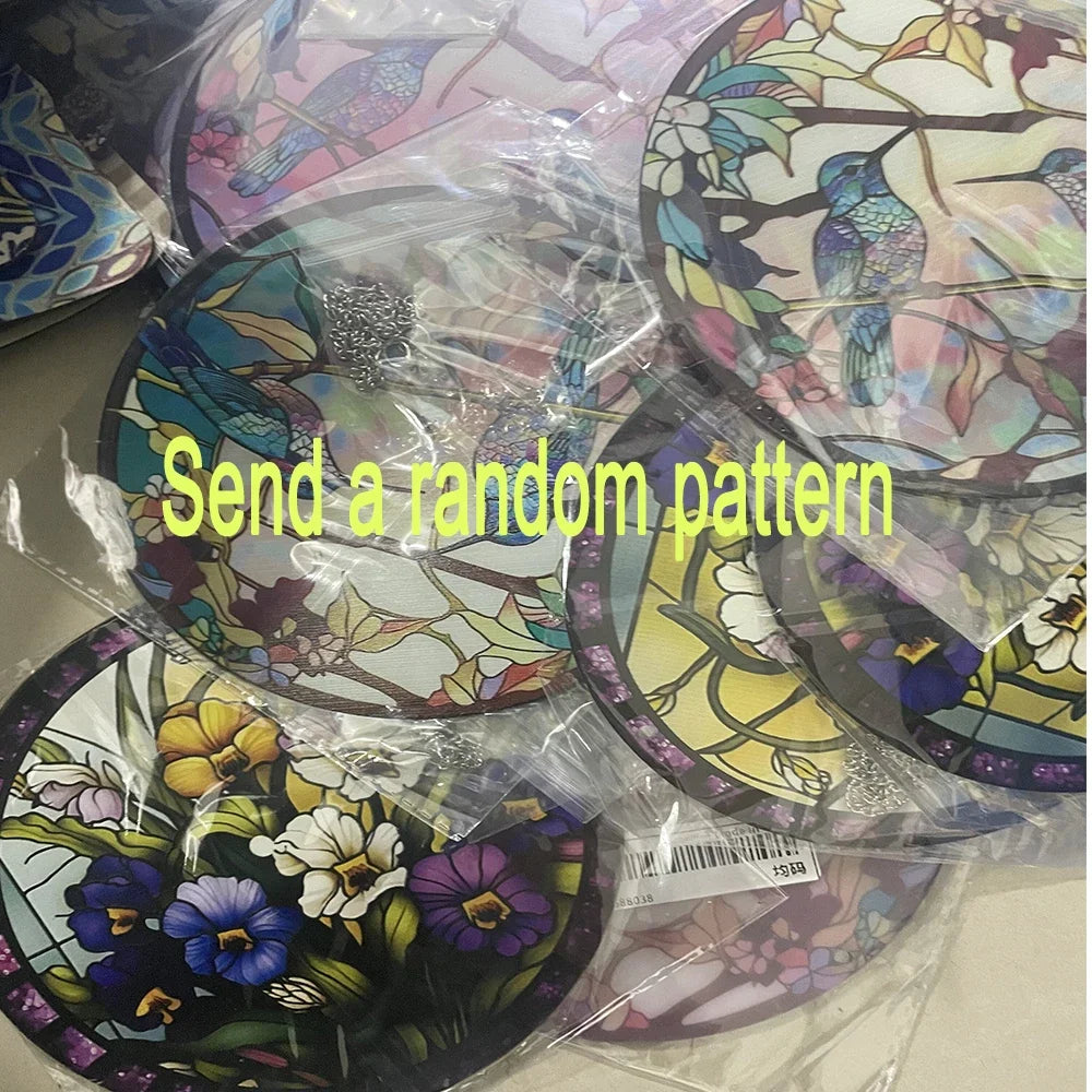 Stained Glass Dragonfly Suncatcher