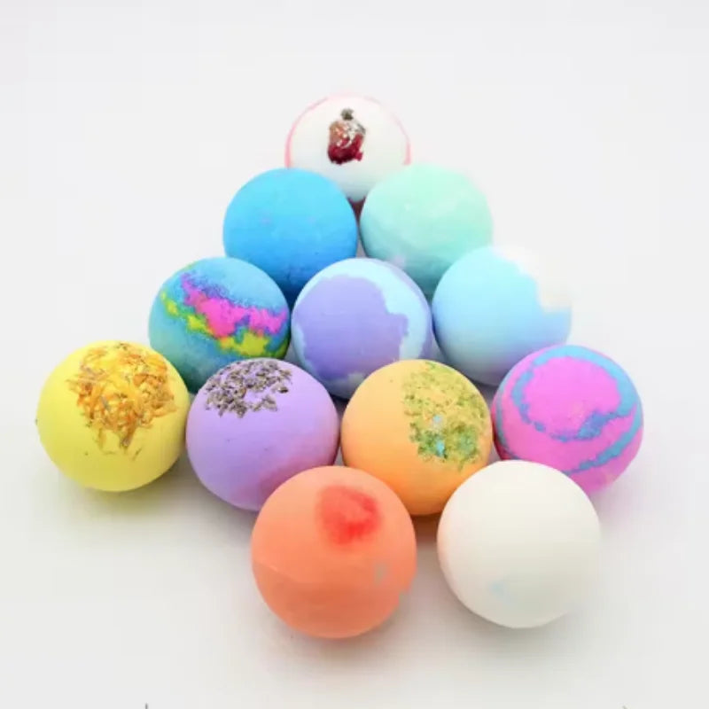 Essential Oil Bath Bomb Set — Relaxing Spa Gift Kit