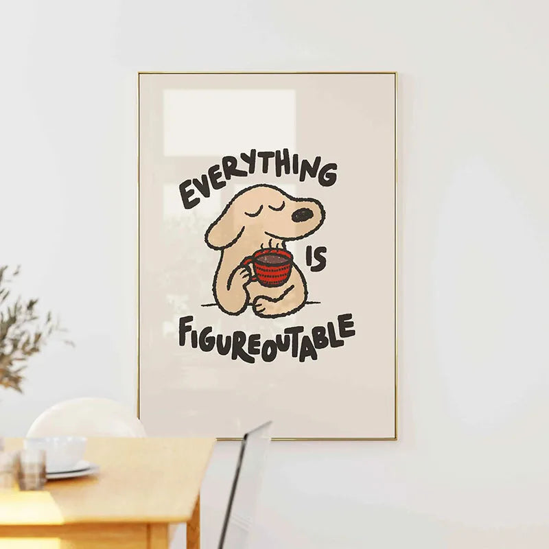 Motivational Quote Canvas Print | Minimalist Wall Art for Home & Office